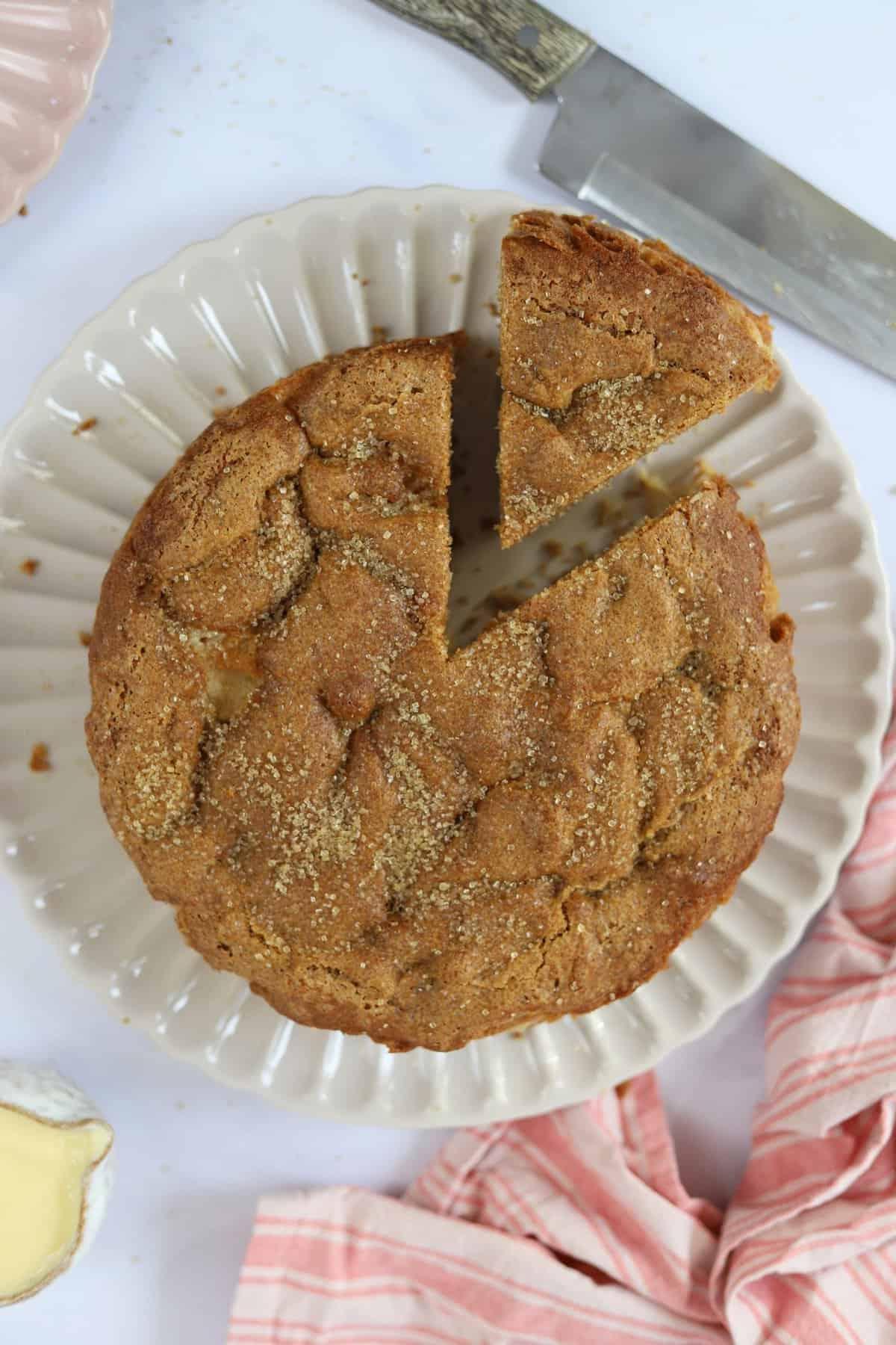 Torta di mele del Dorset senza glutine 3 Preparazione degli ingredienti per la Torta di Mele del Dorset senza glutine.