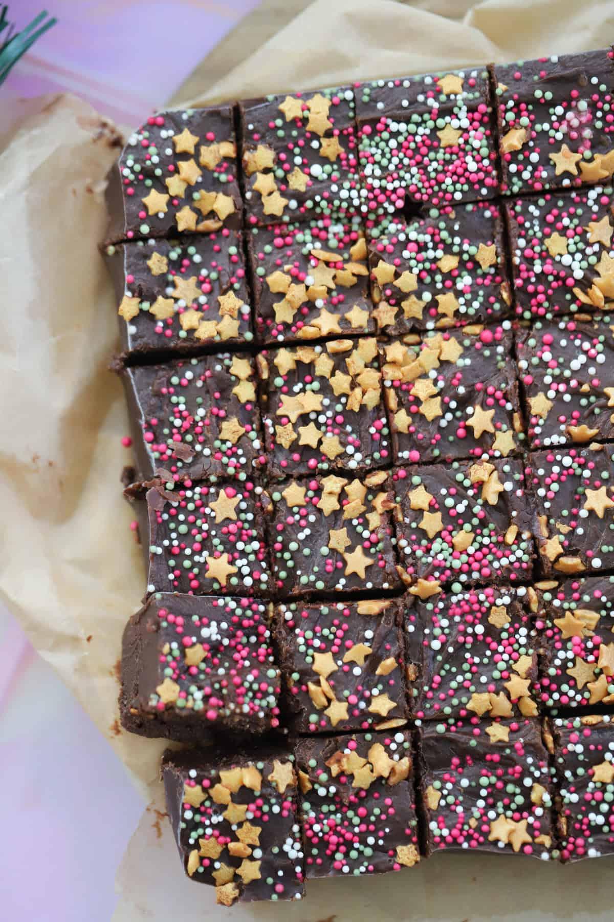 Fudge al Baileys 3 Un lotto di fudge al Baileys fatto in casa.