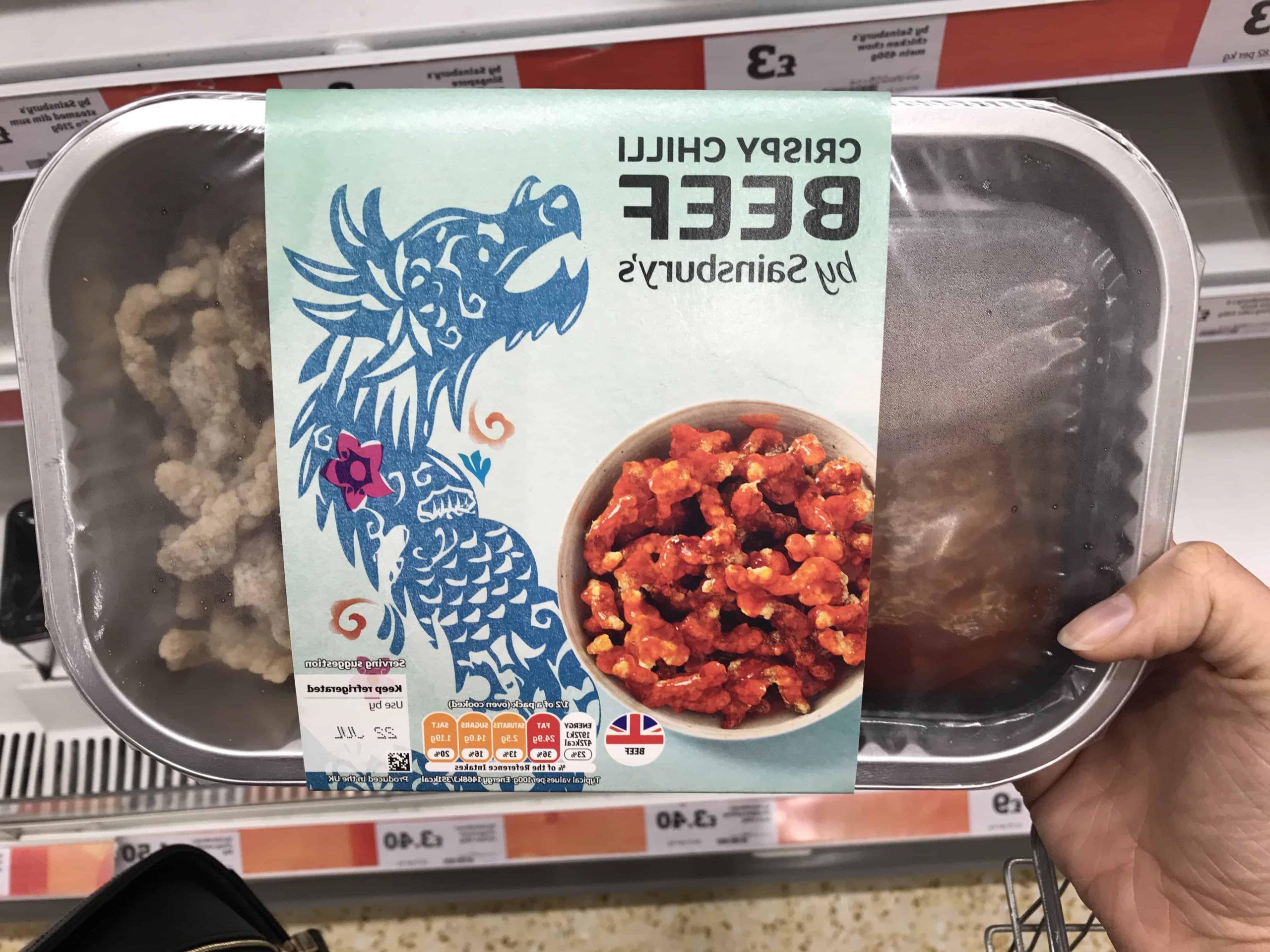 manzo croccante al peperoncino cinese senza glutine sainsburys