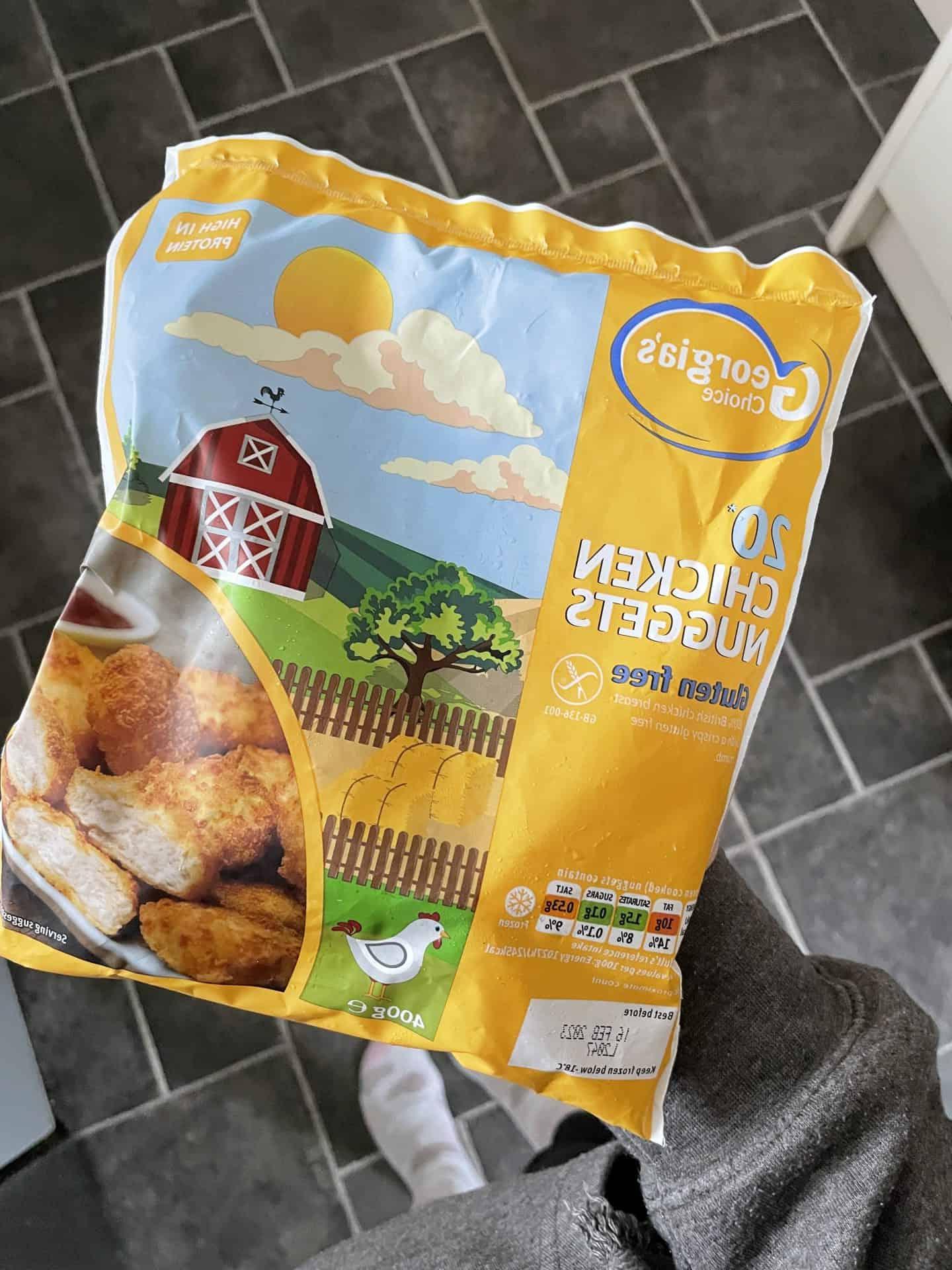 Oltre 20 novità senza glutine (Maggio 2022) 22 georgias choice gluten free chicken nuggets
