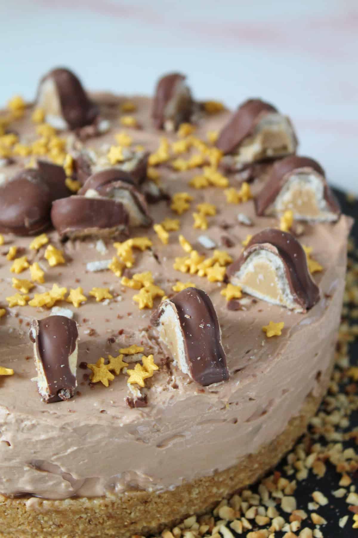 25+ Dolci Natalizi Senza Glutine 27 A gluten free no bake Bueno cheesecake.
