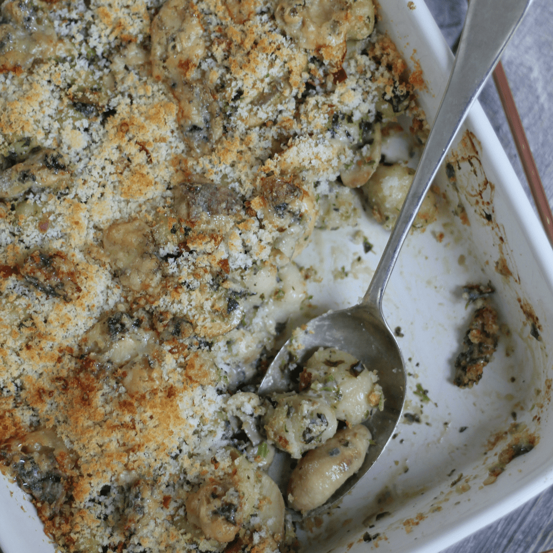 10+ Ricette Senza Glutine in Meno di 30 Minuti 4 Gnocchi al forno senza glutine con gorgonzola e funghi