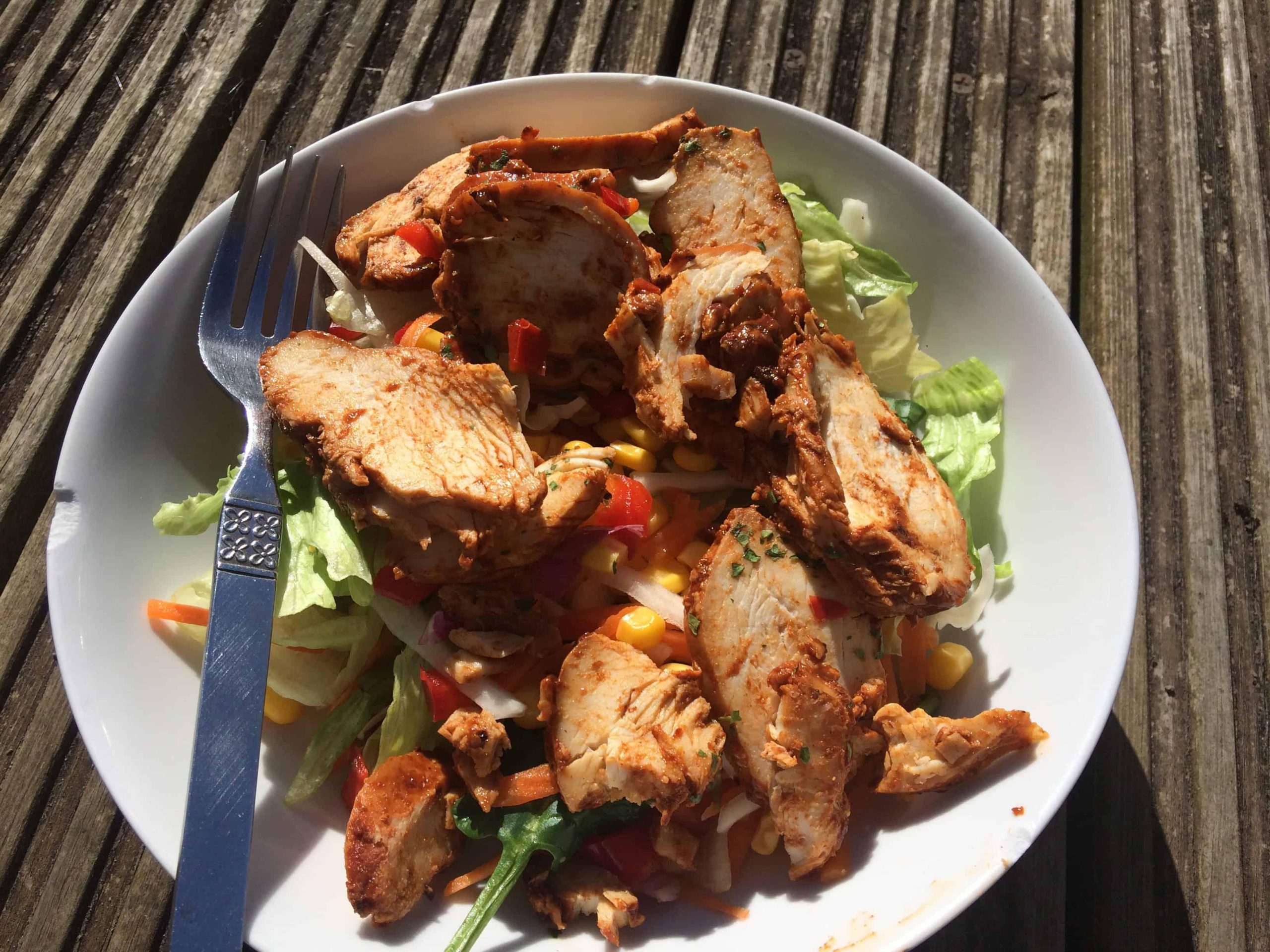 Gluten free chicken salad sunshine