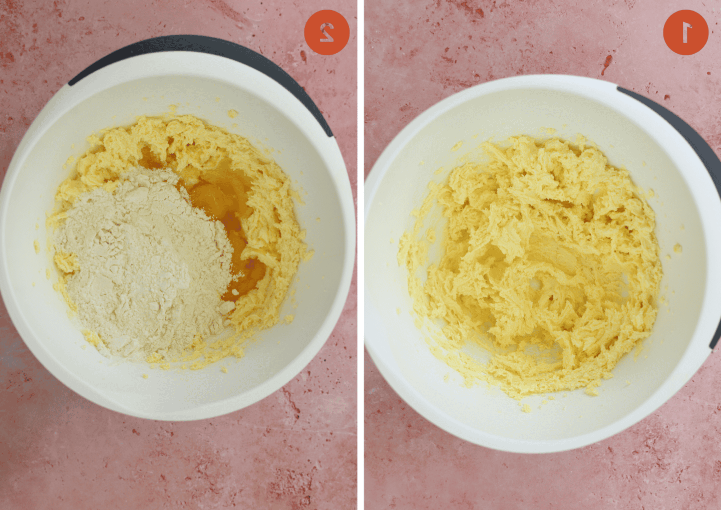 Torta Marmorizzata Senza Glutine 5 Passi per torta marmorizzata senza glutine: miscelare burro e ingredienti