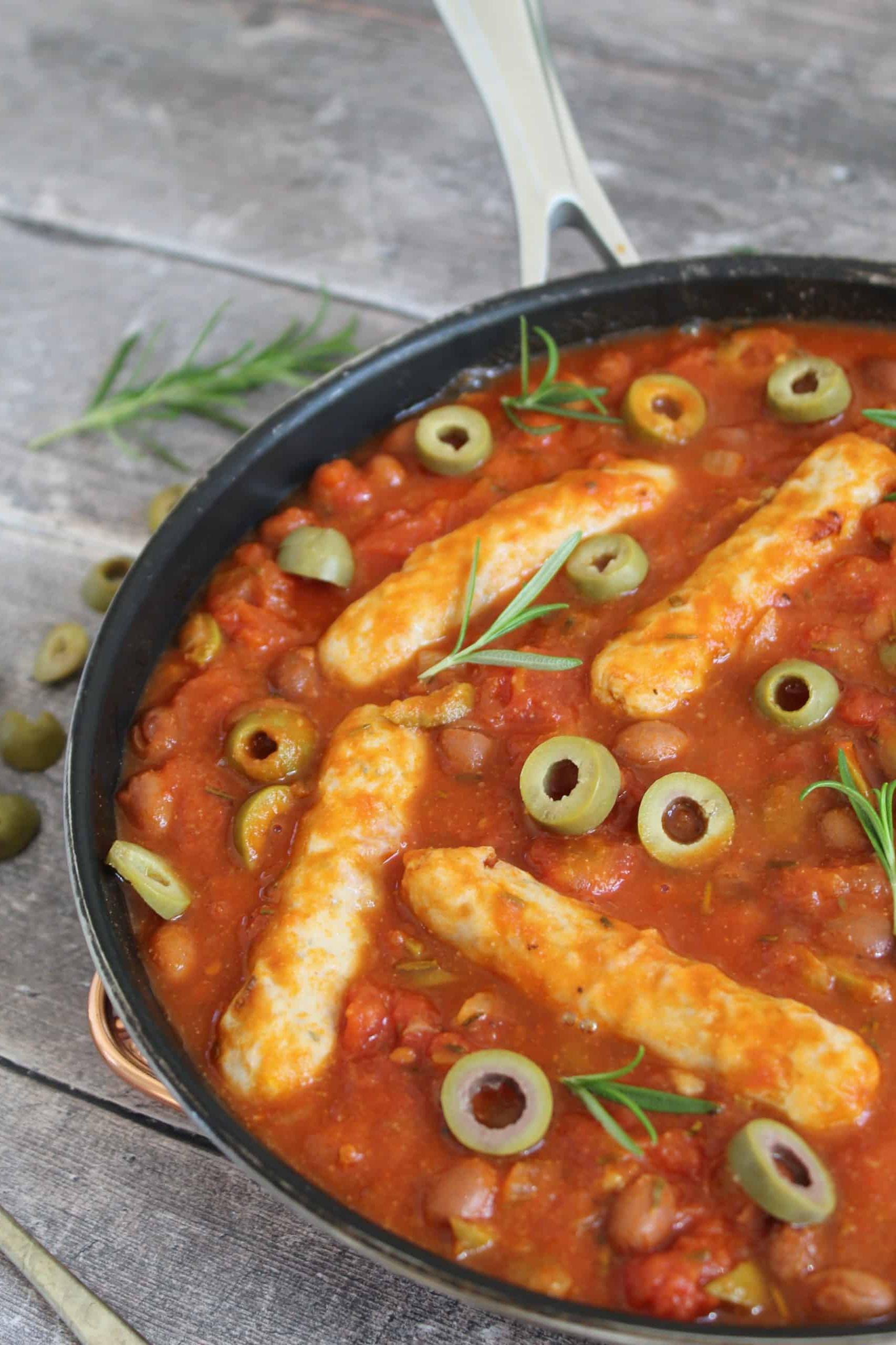 casseruola di salsicce di pollo senza glutine