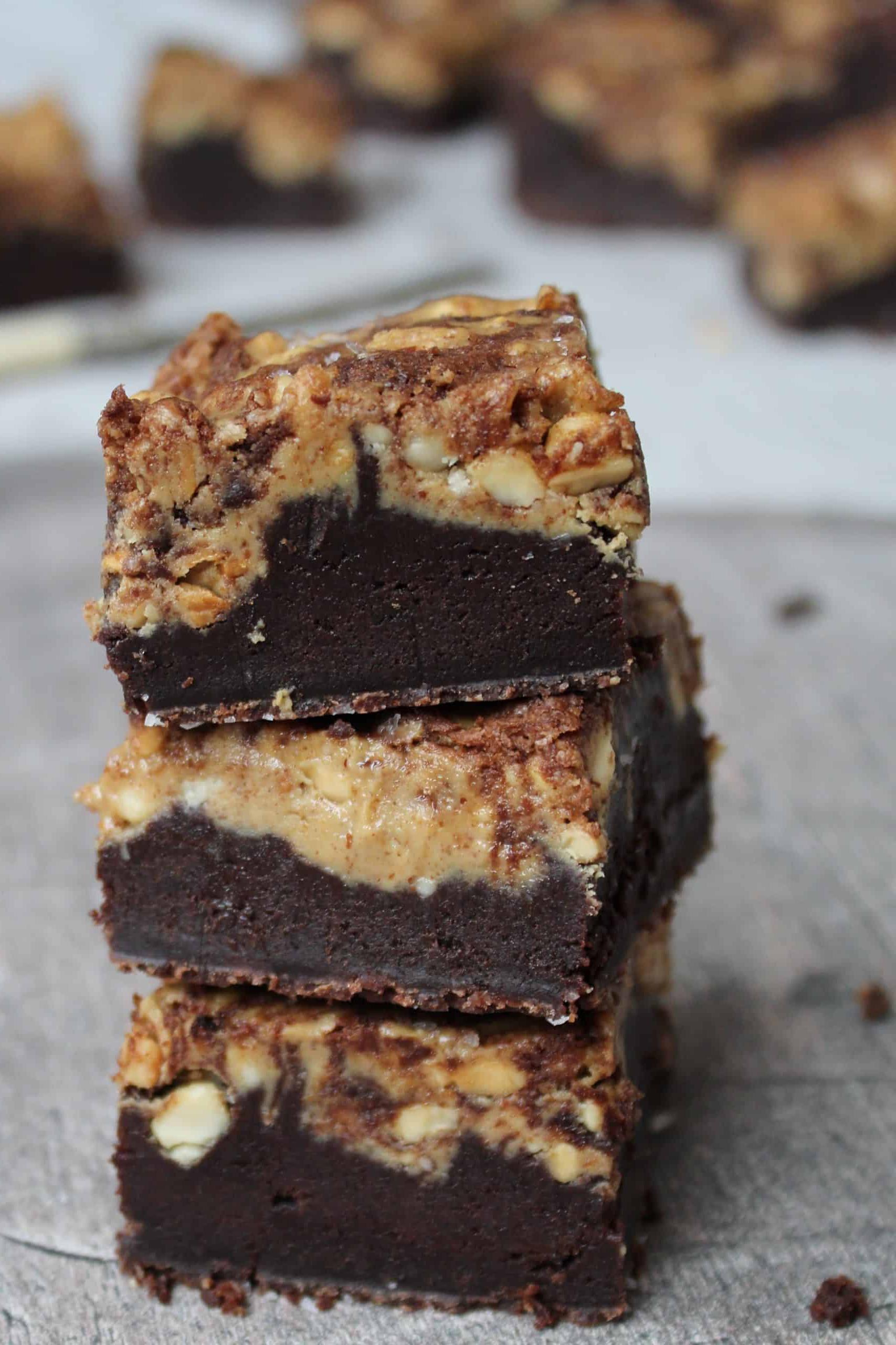 Ricetta Brownies al Burro d'Arachidi Senza Glutine