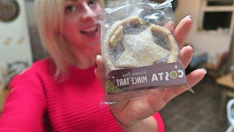 Mince Pie senza glutine e vegana di Costa Coffee