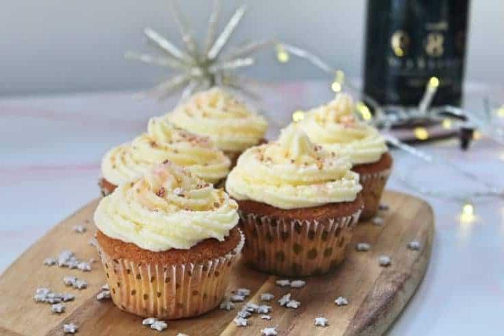 Le mie scintillanti cupcakes senza glutine al prosecco. 6 Cupcakes al Prosecco senza glutine ricetta