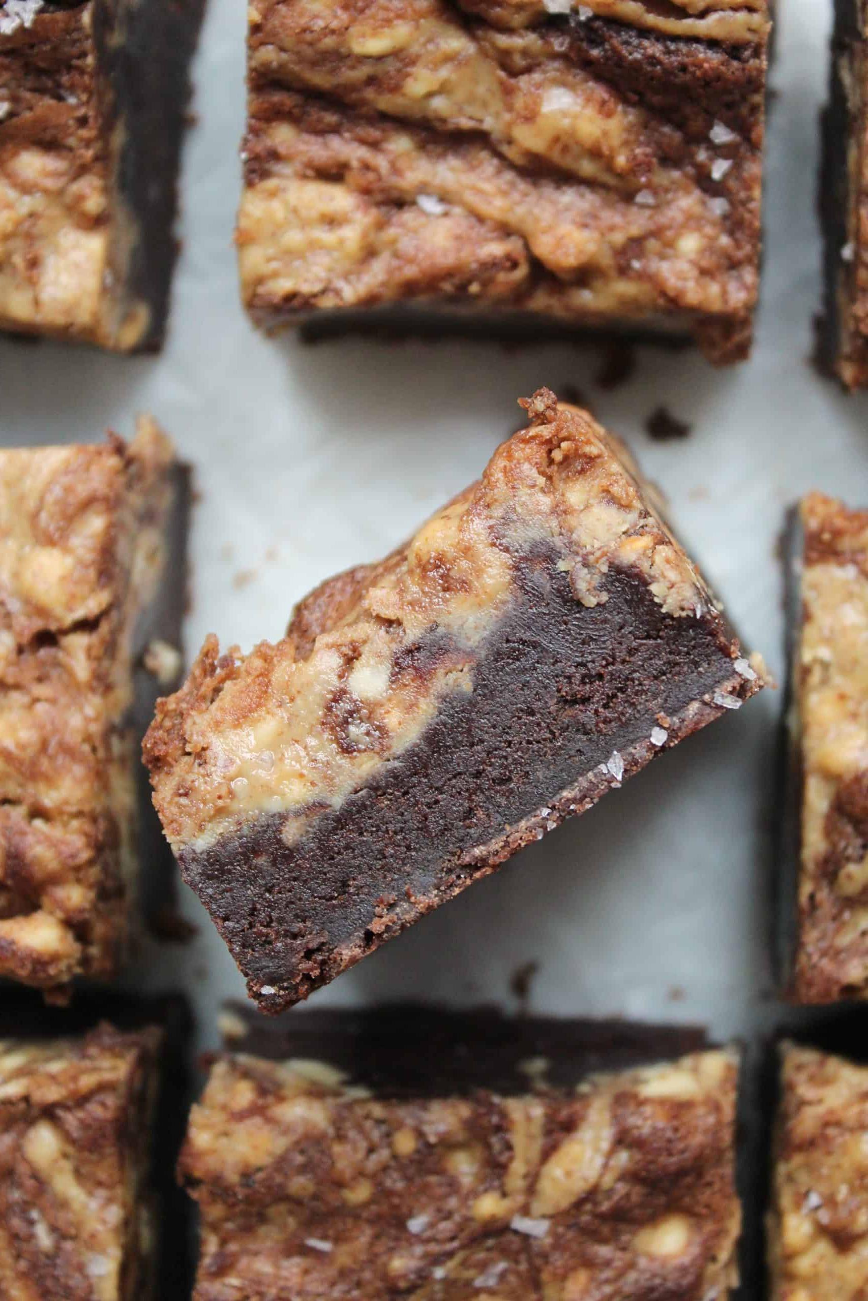 Ricetta Brownies al Burro d'Arachidi Senza Glutine