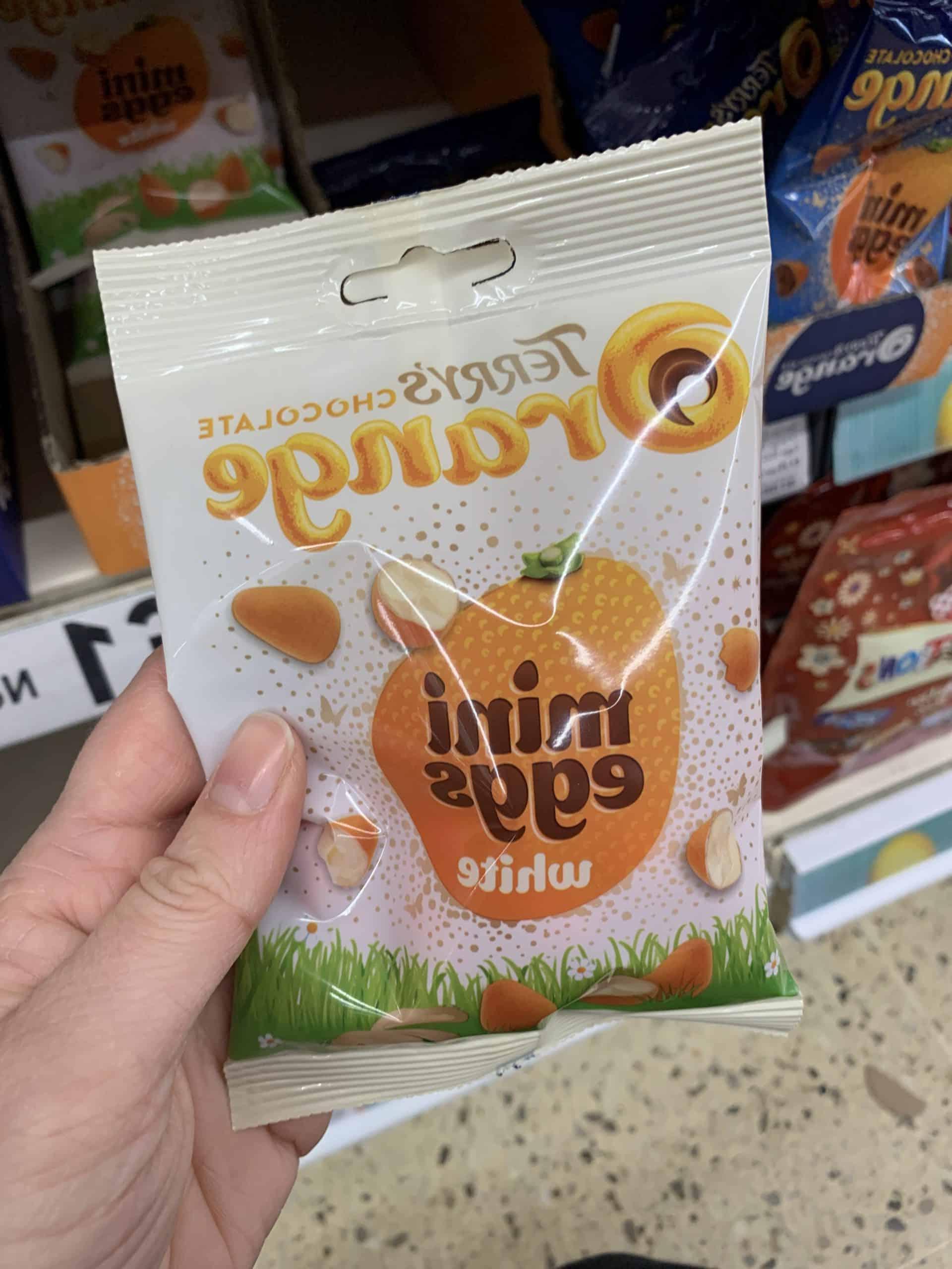 terrys white chocolate orange mini eggs 
