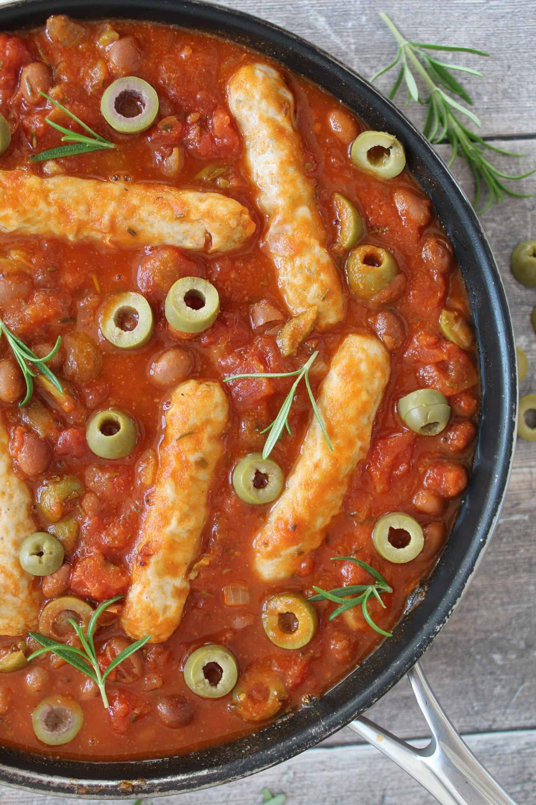 casseruola di salsicce di pollo senza glutine