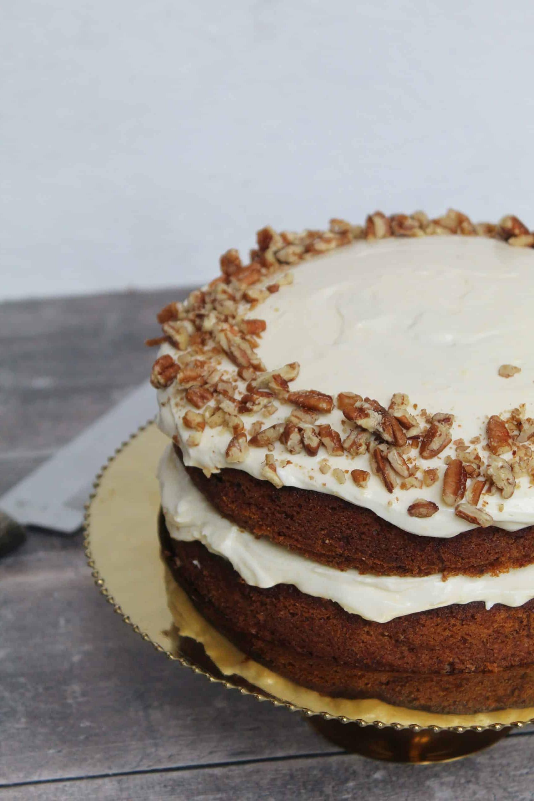 Torta di Carote Senza Glutine (Senza Lattosio) con glassa