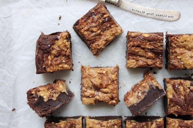 Ricetta Brownies al Burro d'Arachidi Senza Glutine
