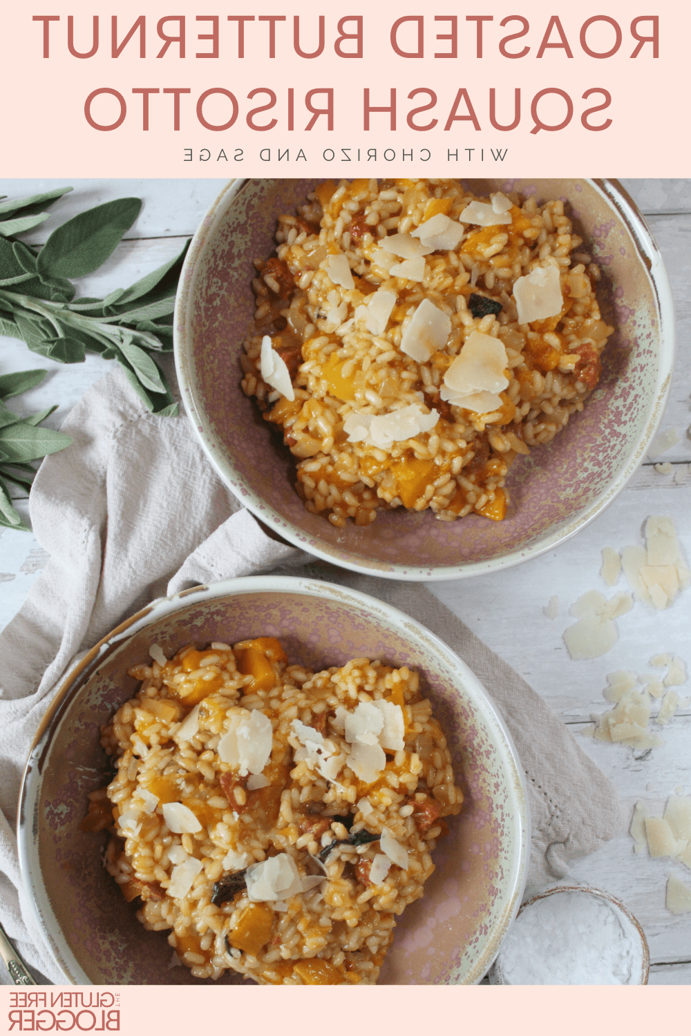 Risotto con Zucca Butternut e Chorizo 8 Butternut Squash and Chorizo Risotto with Sage