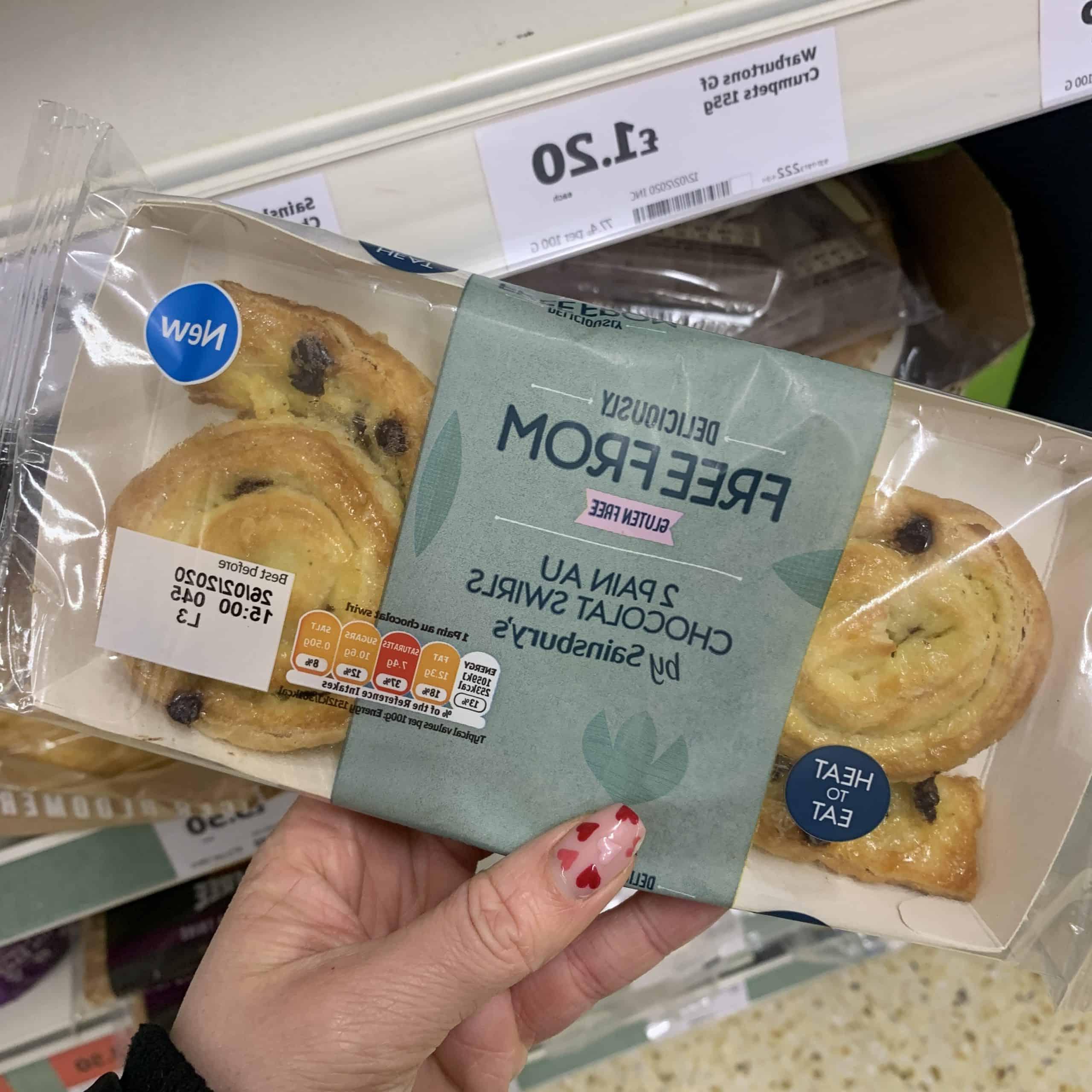 Girelle al cioccolato senza glutine Sainsbury's