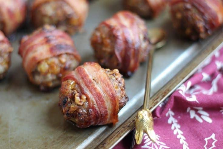 Polpette di ripieno avvolte nella pancetta senza glutine 8 Polpette di Ripieno Senza Glutine Ricetta