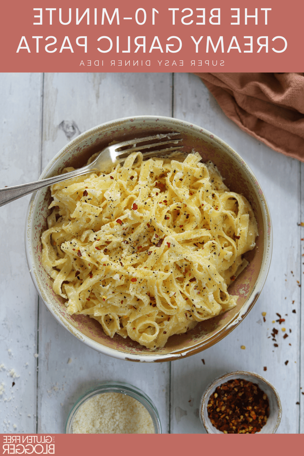 Pasta Cremosa all'Aglio Senza Glutine 9 Pin di Pinterest alternativo per pasta cremosa all'aglio senza glutine