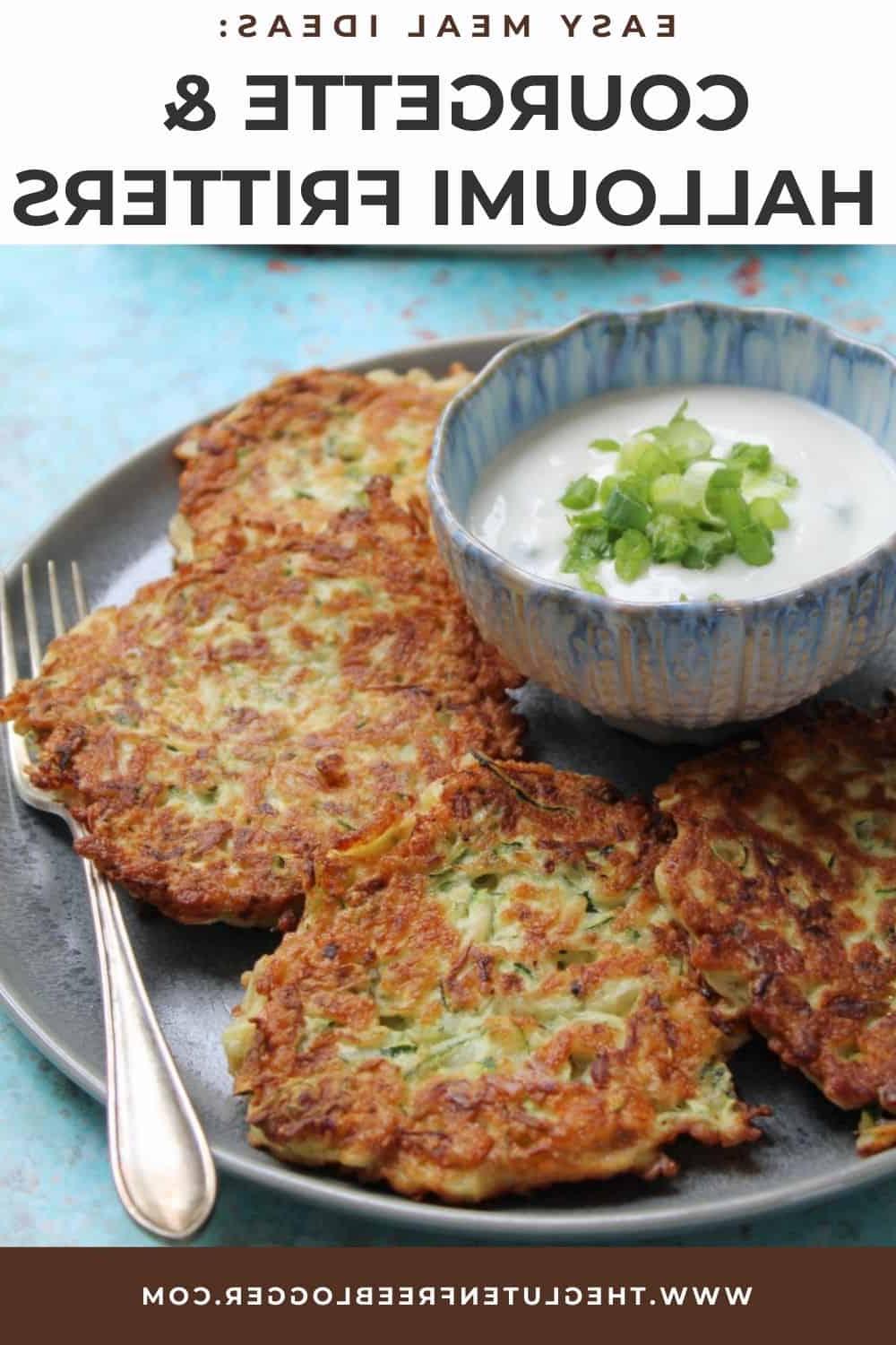 Frittelle di Zucchine e Halloumi Senza Glutine