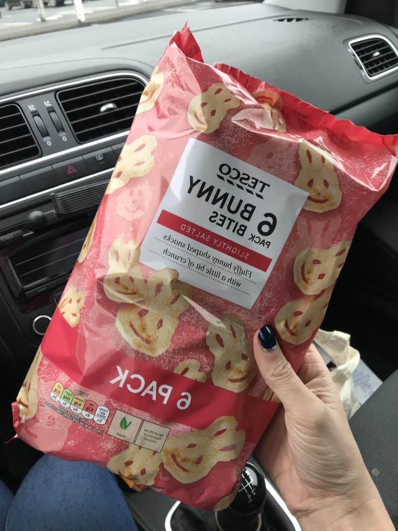 Tesco Bunny Bites snack senza glutine
