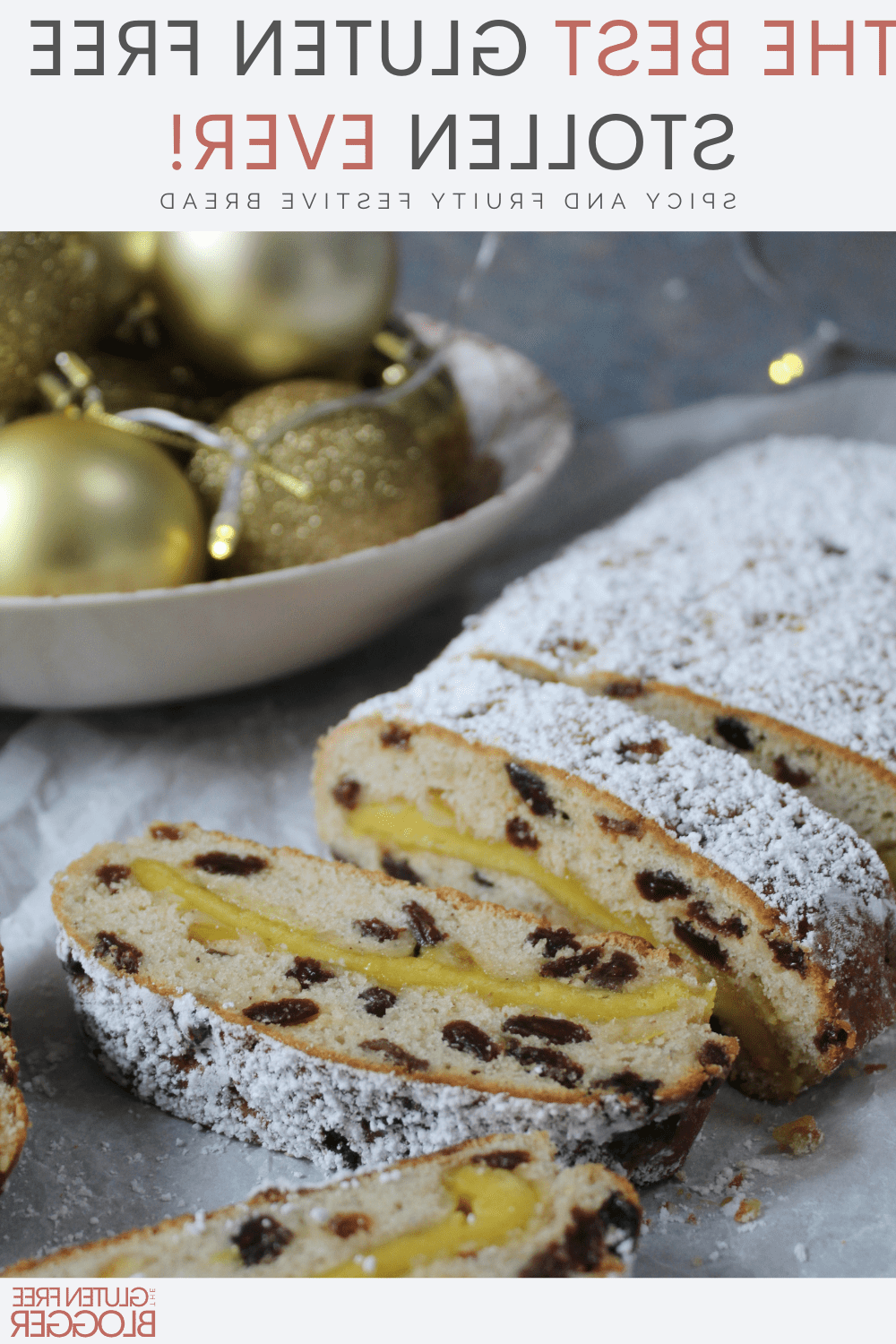 Stollen Senza Glutine 10 Stollen senza glutine pronto per essere gustato