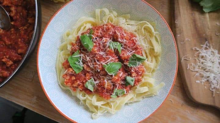 Bolognese di Tacchino Senza Glutine