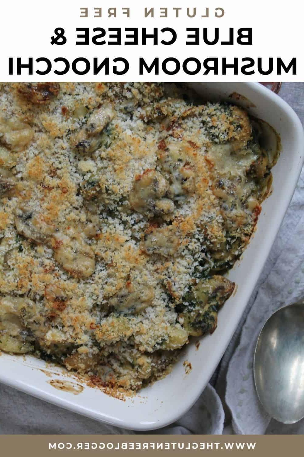Gratin di Gnocchi al Forno con Funghi e Gorgonzola Senza Glutine