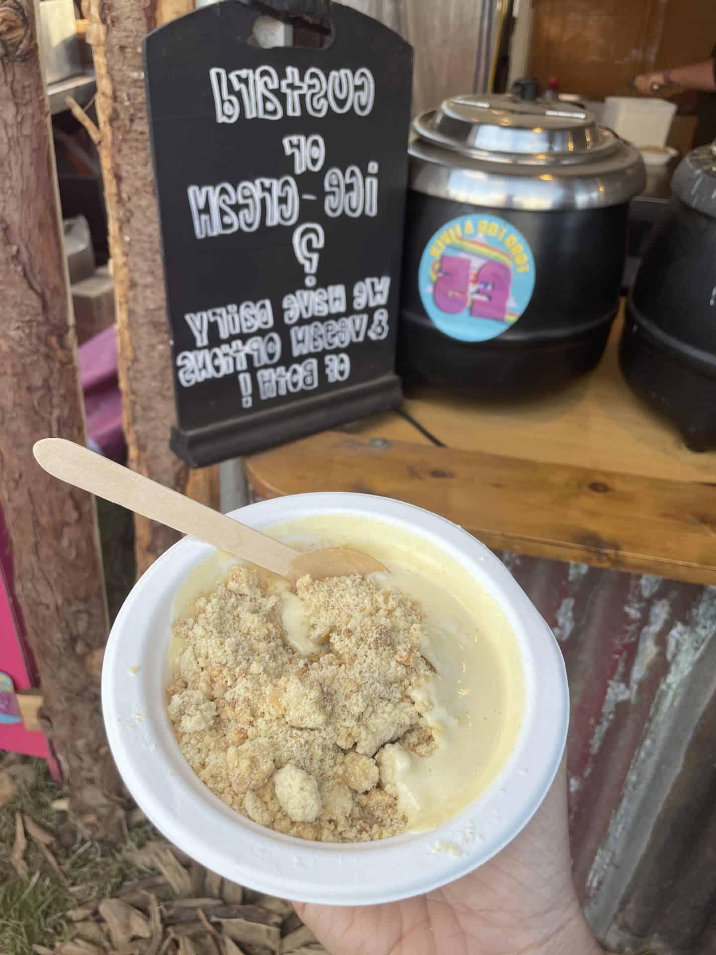Crumble Shack senza glutine Glastonbury Festival 2022