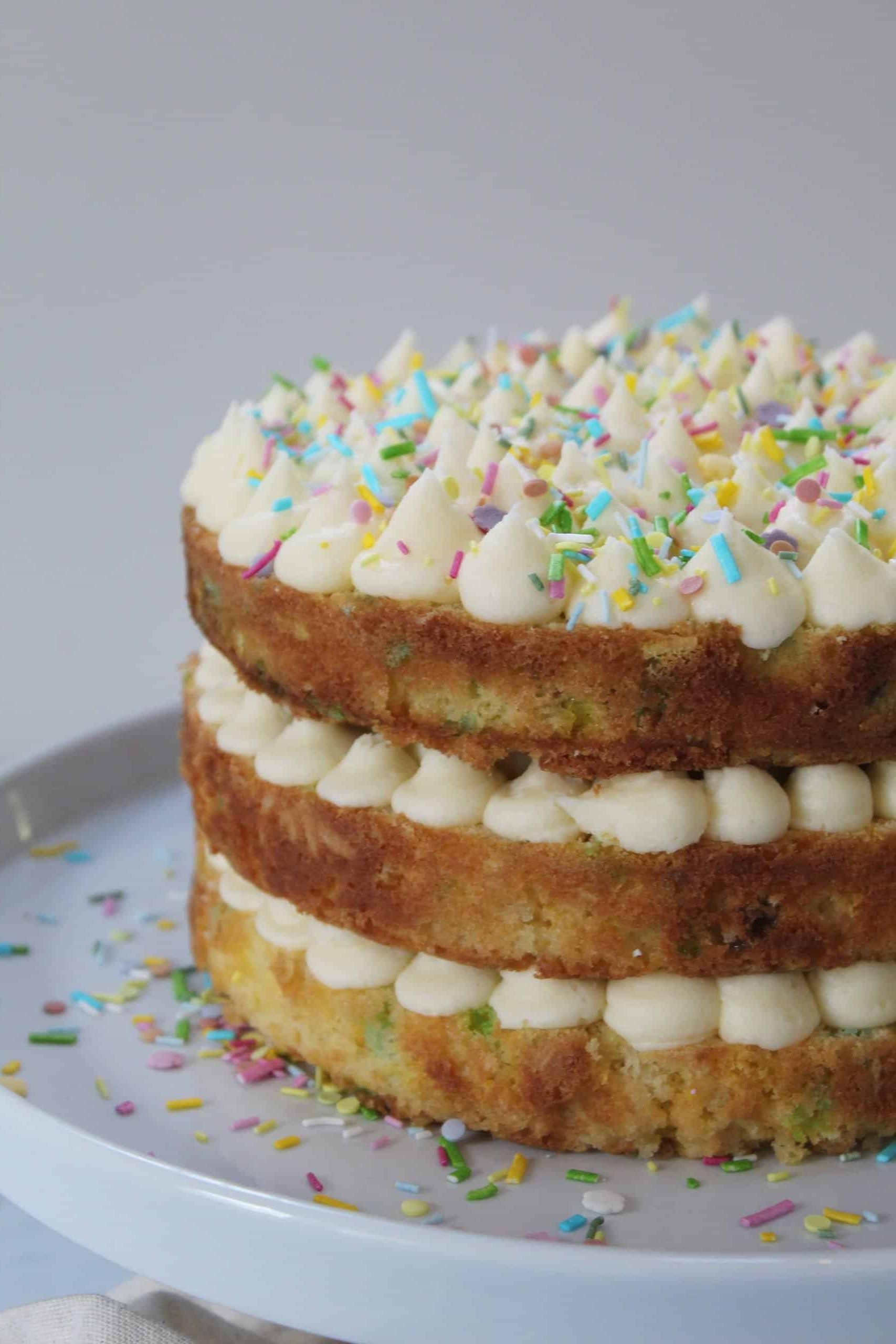Ricetta torta Funfetti senza glutine Italia