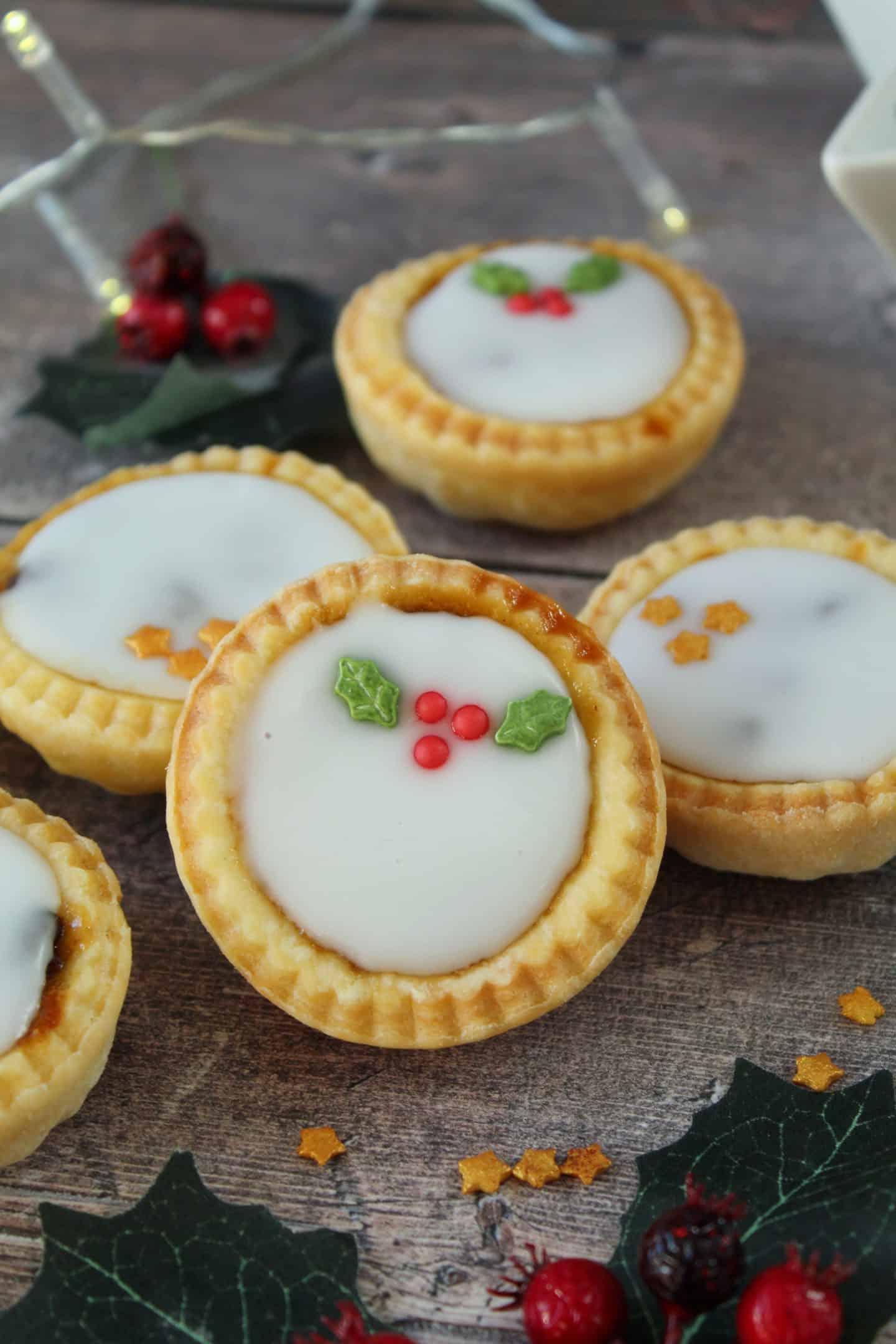 Mince Pies Glassate Senza Glutine 3 Mince Pies senza glutine