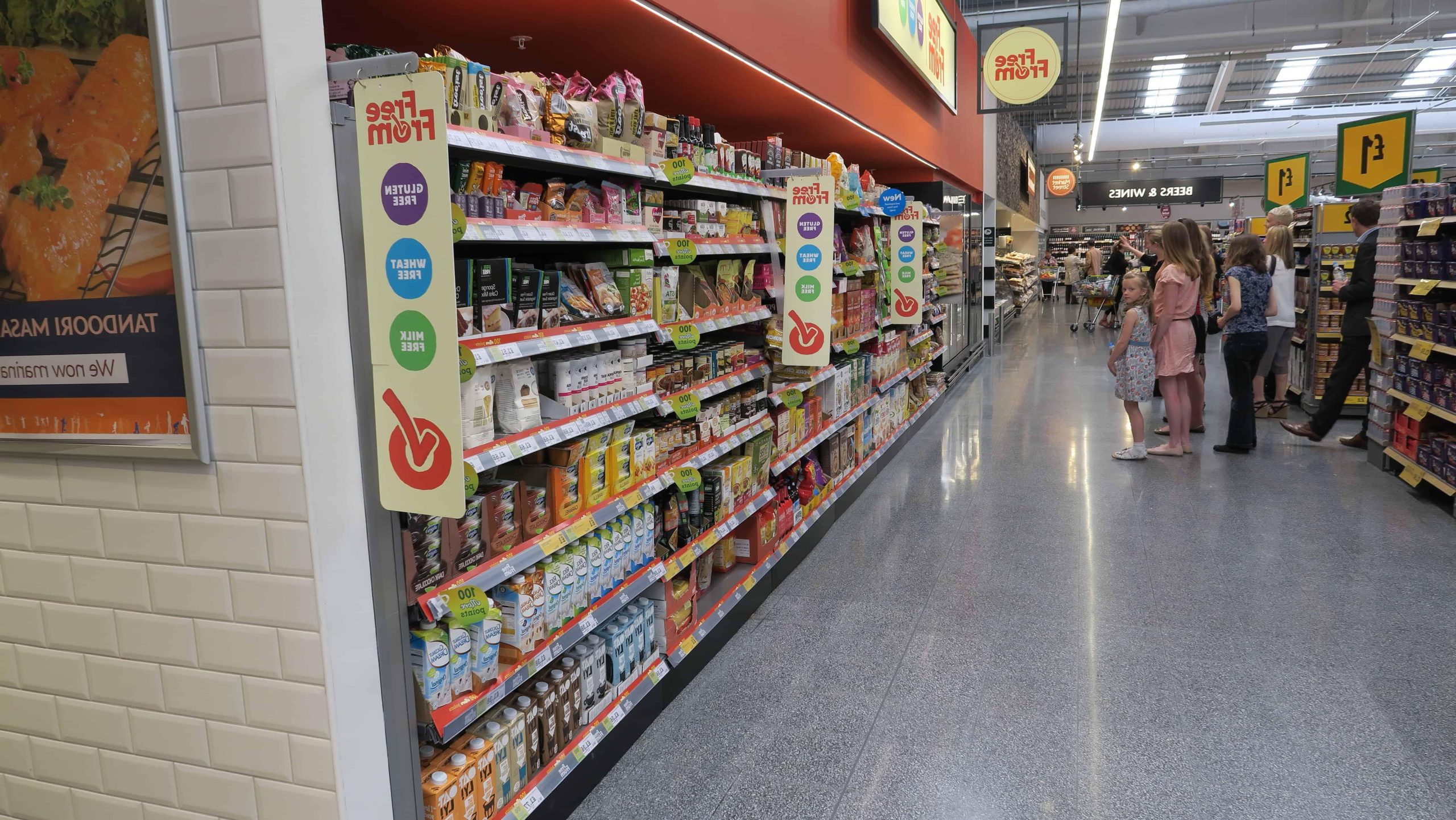 Morrisons senza glutine evento sezione dedicata unica