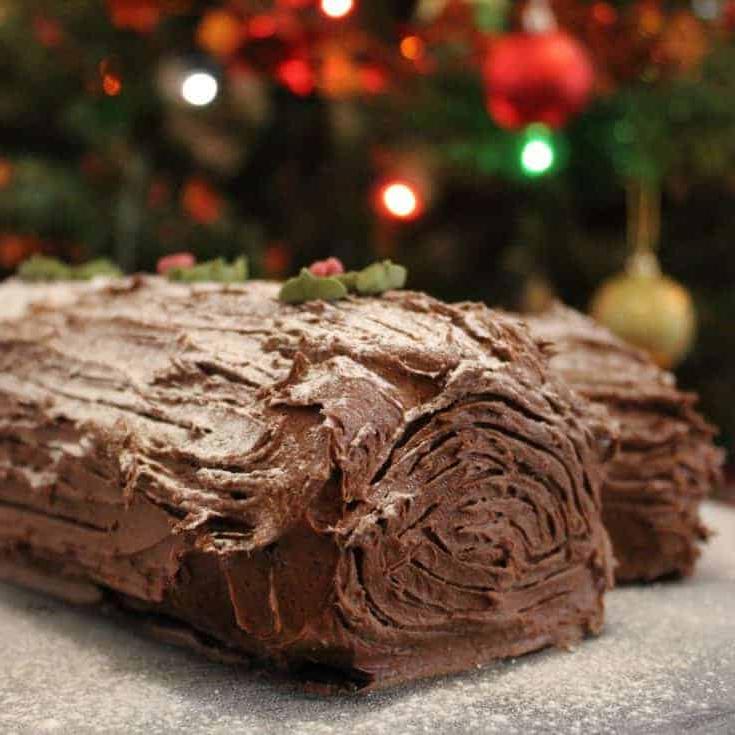 Il mio classico tronchetto di Natale al cioccolato senza glutine 5 Ricetta natalizia senza glutine: Tronchetto di Natale al cioccolato