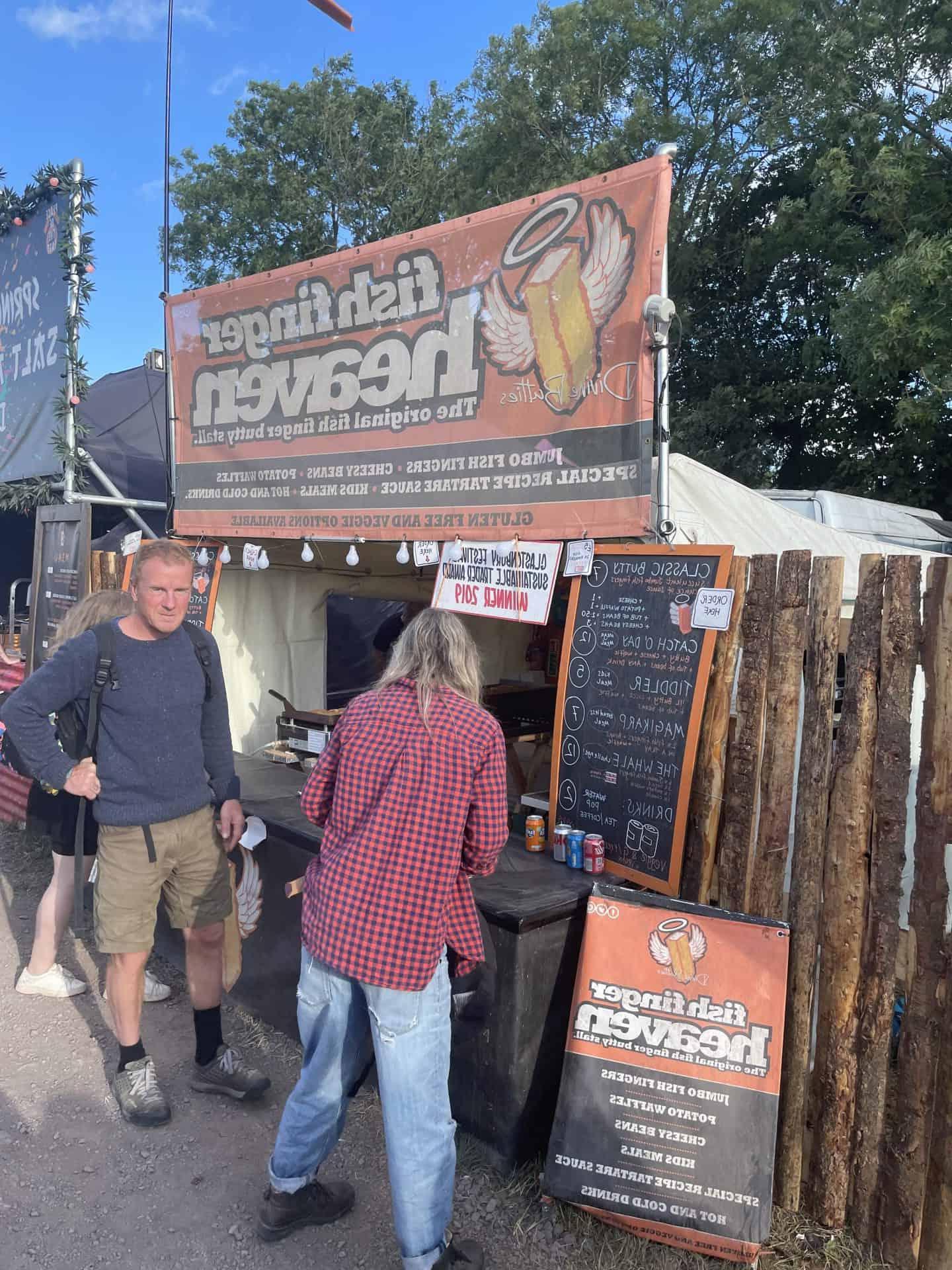 Fish Finger Heaven senza glutine Glastonbury Festival 2022