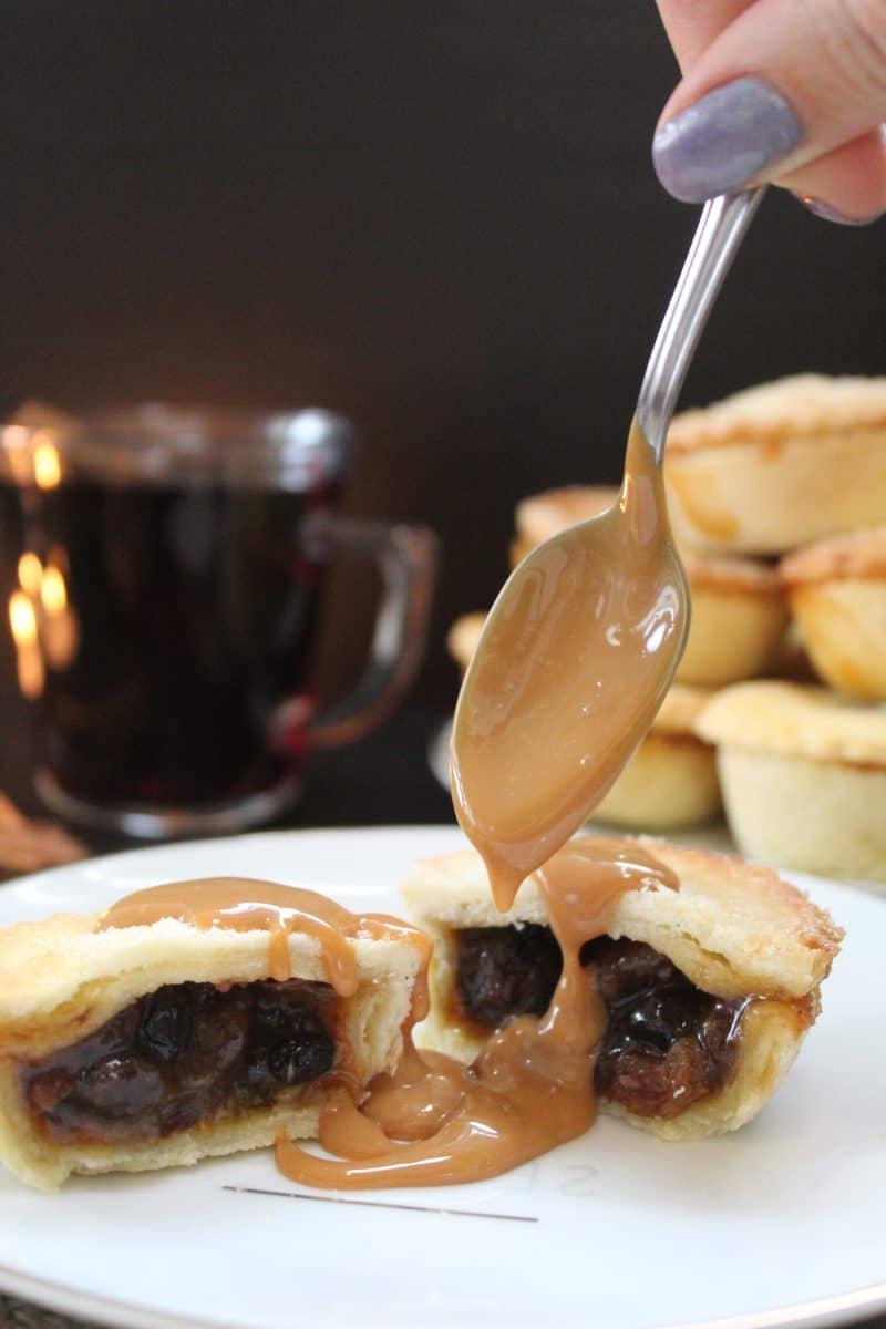 Mince Pies Senza Glutine al Caramello Salato al Rum