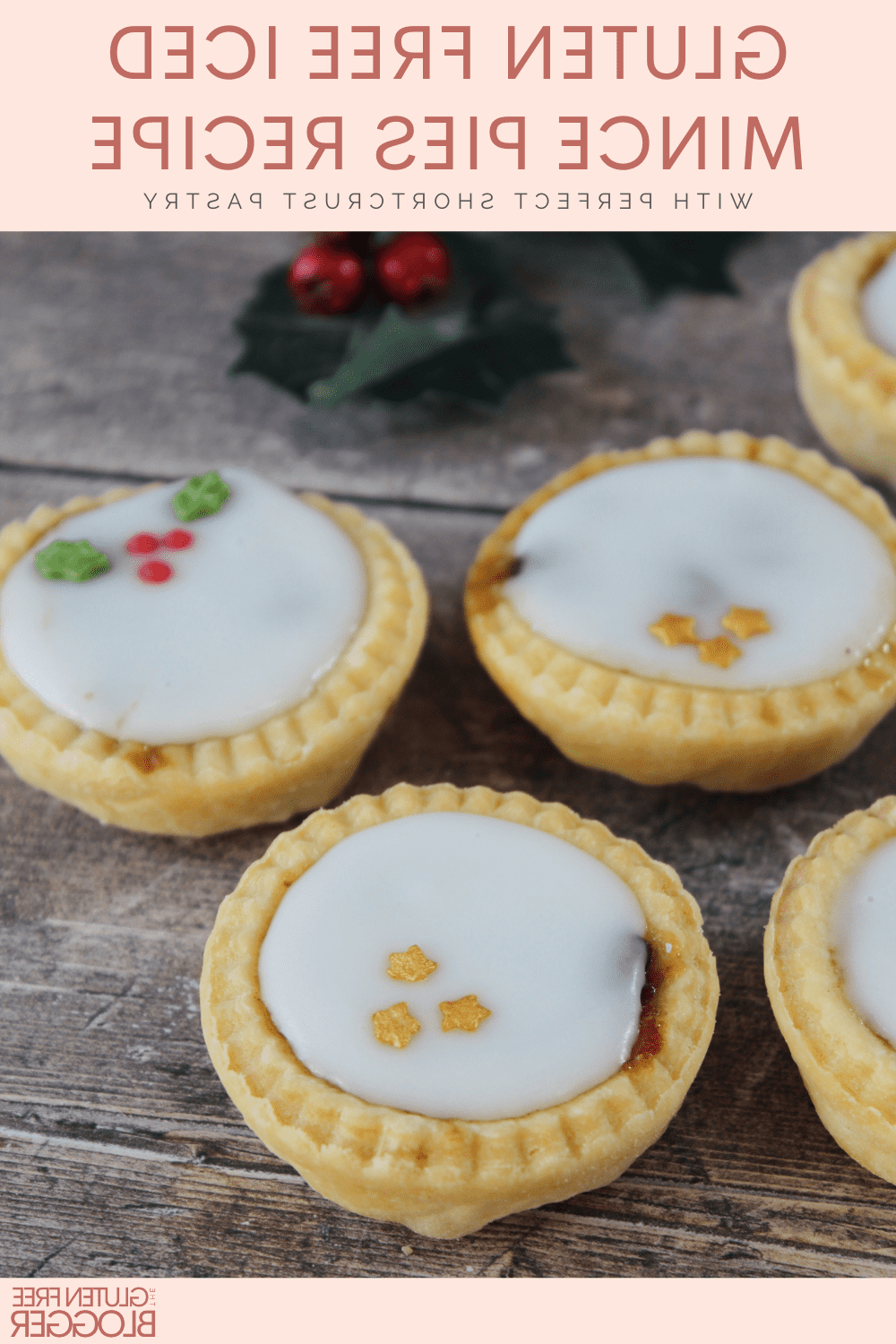 Mince Pies Glassate Senza Glutine 7 Mince Pies glassate senza glutine per Natale