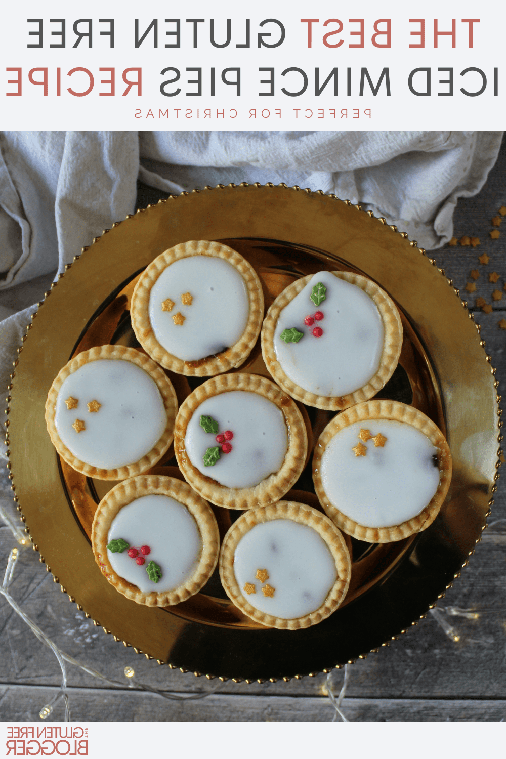 Mince Pies Glassate Senza Glutine 8 Mince Pies glassate senza glutine da condividere