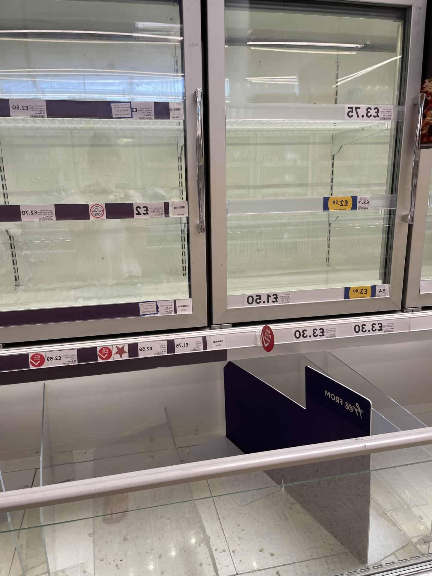 Sei celiaco/a in un'ondata di caldo quando... 8 tesco scaffali free from vuoti