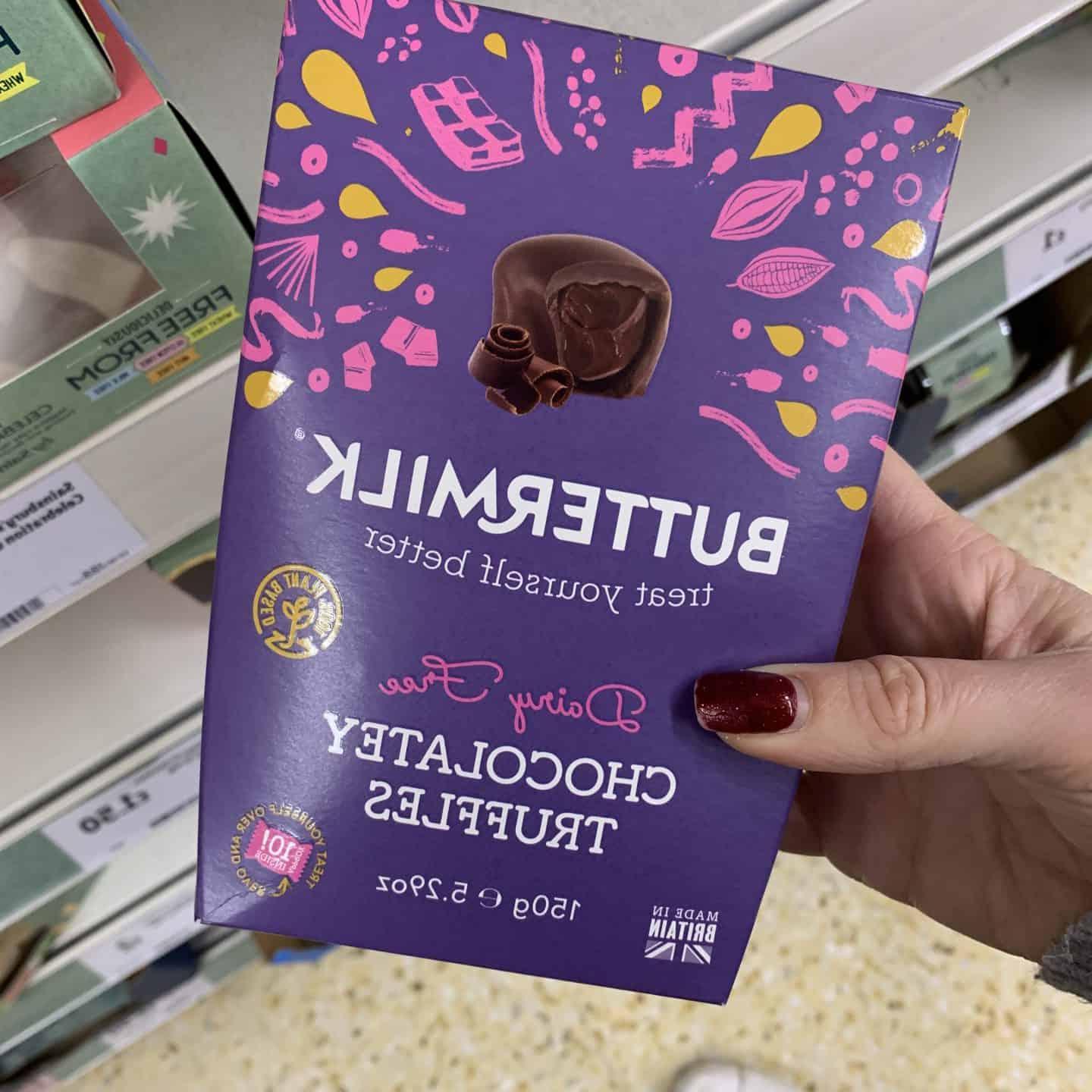 Nuovi prodotti senza glutine gennaio 2020: Buttermilk Dairy Free Chocolatey Truffles