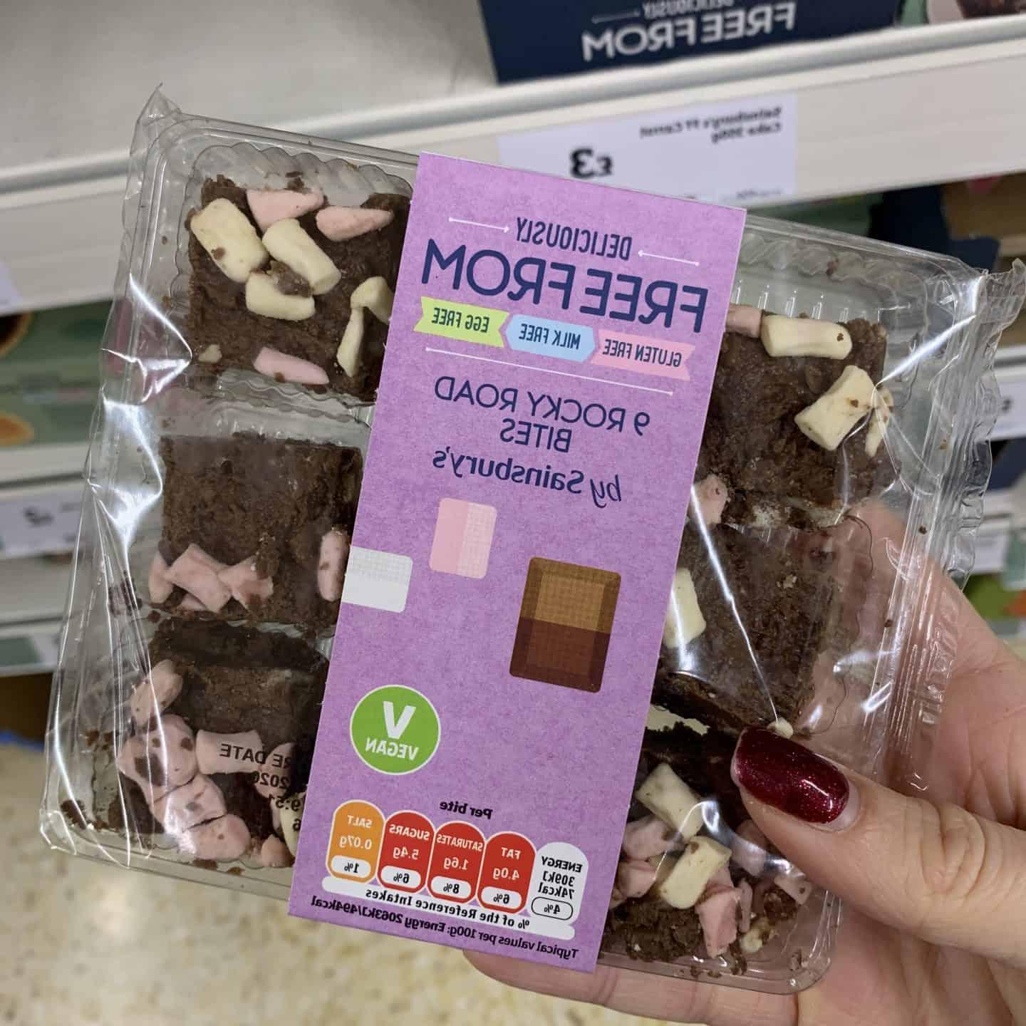 Nuovi prodotti senza glutine gennaio 2020: Sainsbury's Free From Rocky Road Bites