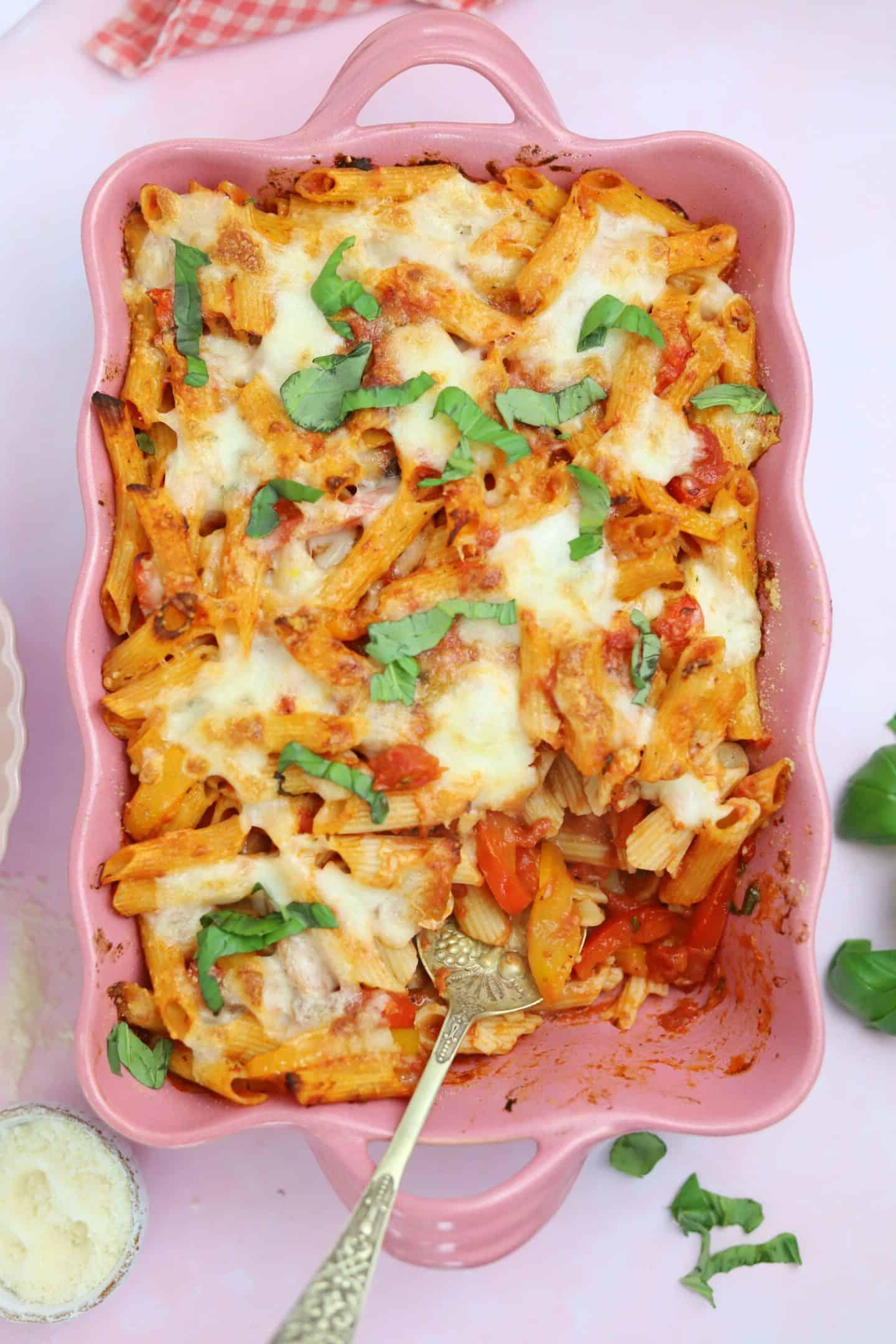 Pasta al Forno Senza Glutine 10 Primo piano della pasta al forno senza glutine.