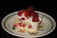 Luscious White Chocolate Strawberry Tiramisu