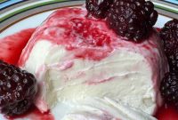 Velvety Greek Yogurt Panna Cotta with Blackberry Bliss