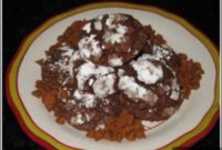 Cinnamon Swirled Chocolate Crackle Cookies