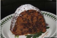 Moist Applesauce Chocolate Chip Cake