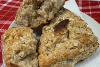 Sweet Cinnamon Oat Scones