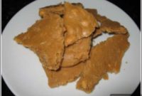 Chewy Peanut Butter Brittle