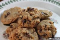 Chewy White Whole Wheat Peanut Butter Chocolate Chip Cookies