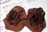 Chocolate Apricot Sacher Cookies
