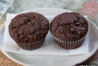 Wholesome One Bowl Chocolate Fiber Muffins