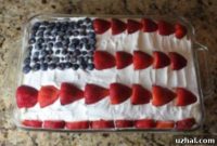 Patriotic Flag Cake and Festive Fourth of July Treats