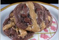 Decadent Chocolate Peanut Butter Swirl Cookies